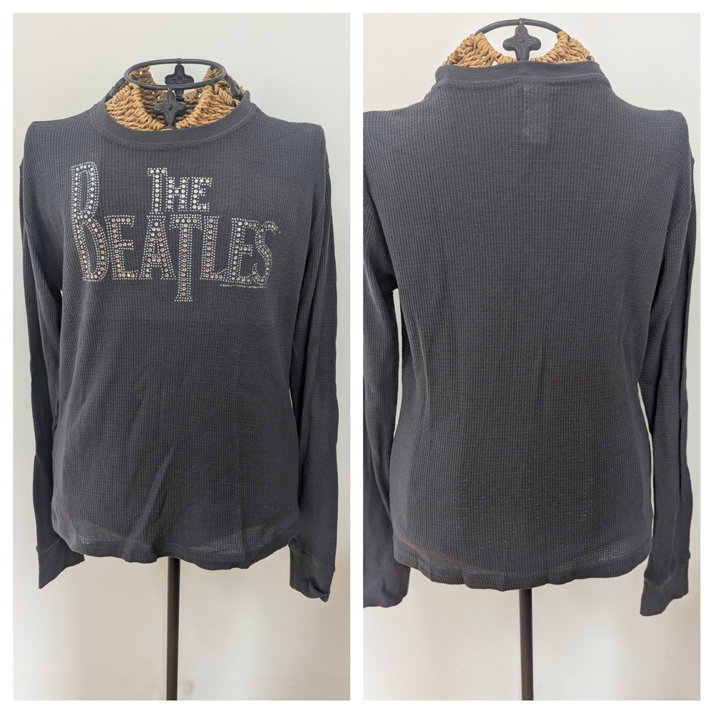 Junk Food Clothing Charcoal Beatles Graphic Tee